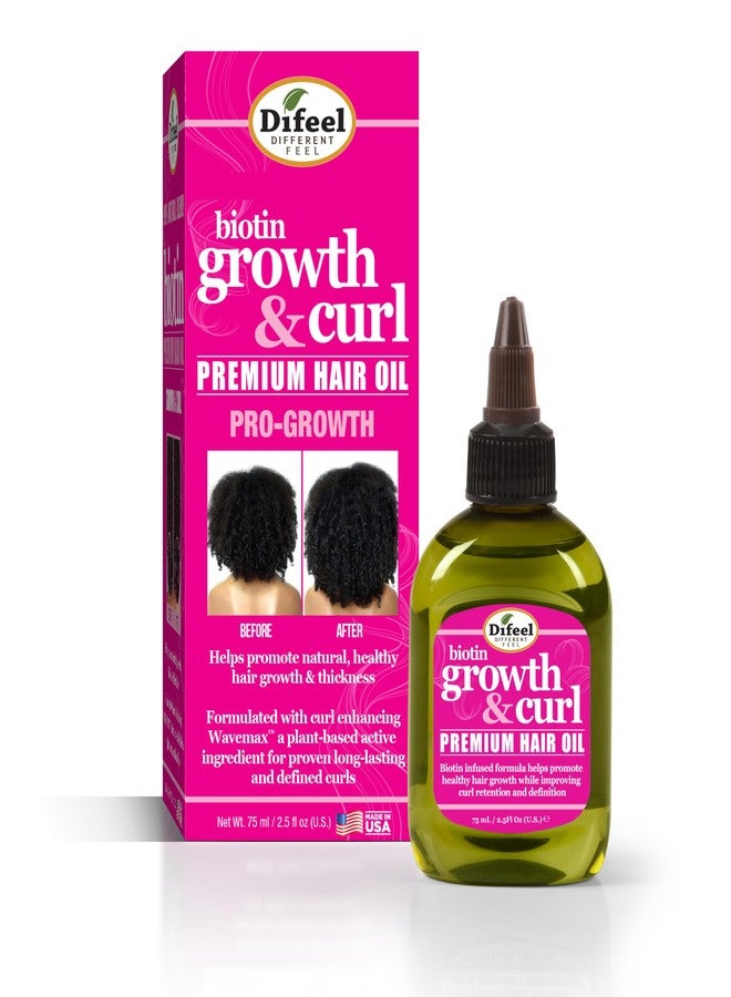 ديفيل زيت الشعر الممتاز Difeel Biotin Growth & Curl 2.5 أونصة. - Image 1